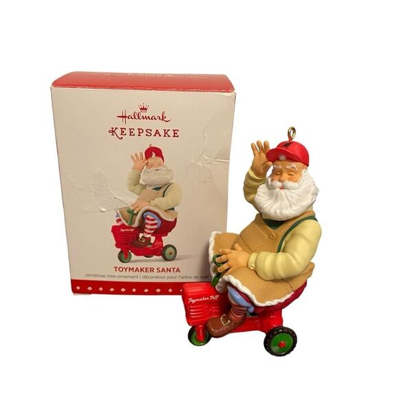 Hallmark Keepsake Toymaker Santa Ornament 2015 - Picture 1 of 5